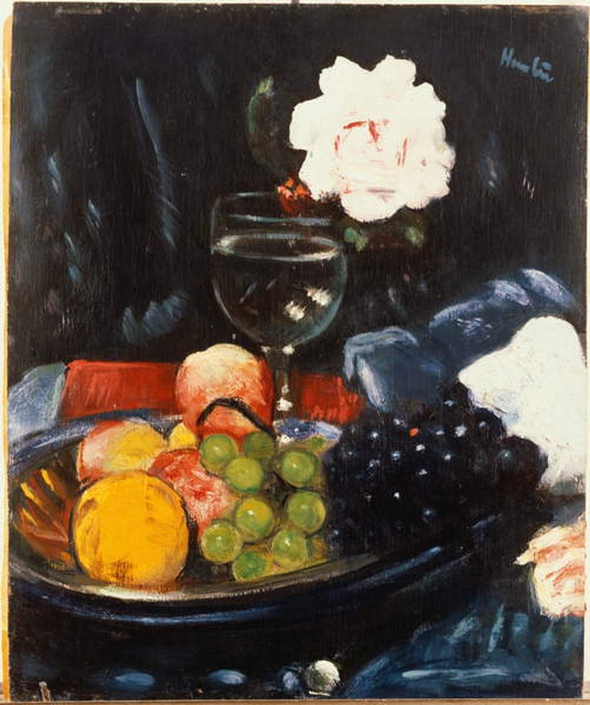 Detail of The Fruit Bowl by George Leslie Hunter