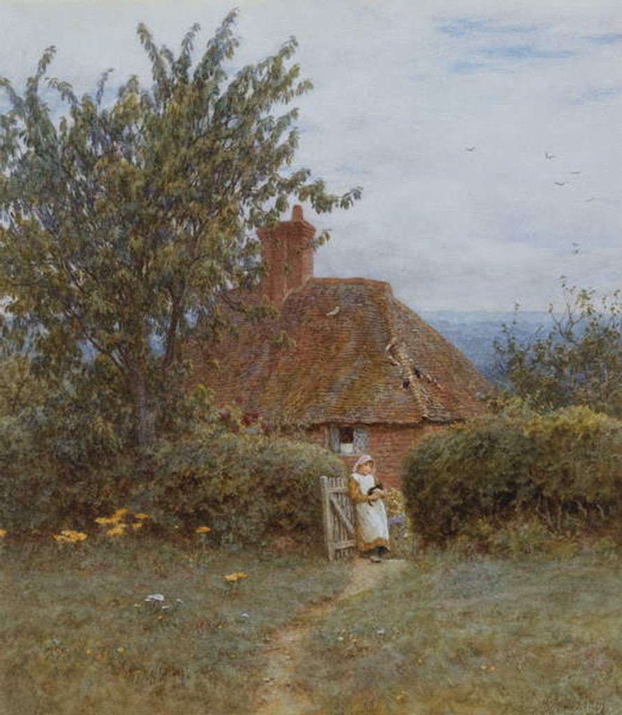 Detail of Near Haslemere by Helen Allingham