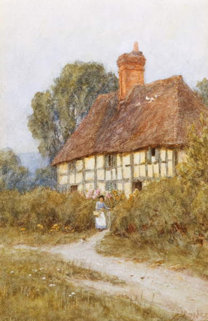 Detail of Going Shoppping by Helen Allingham