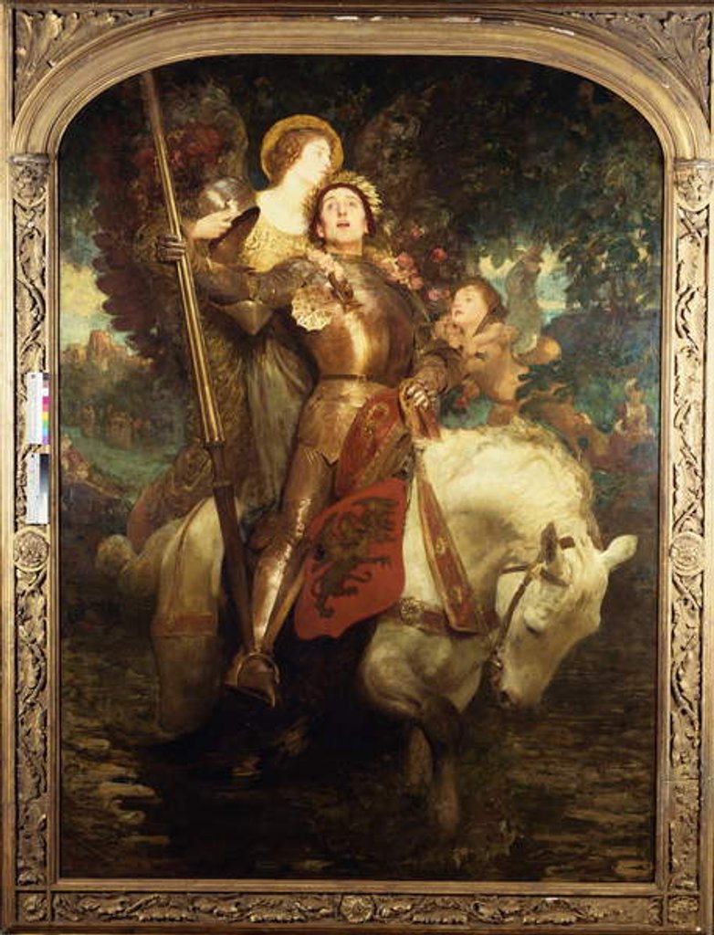 Detail of Laus Deo by Solomon Joseph Solomon