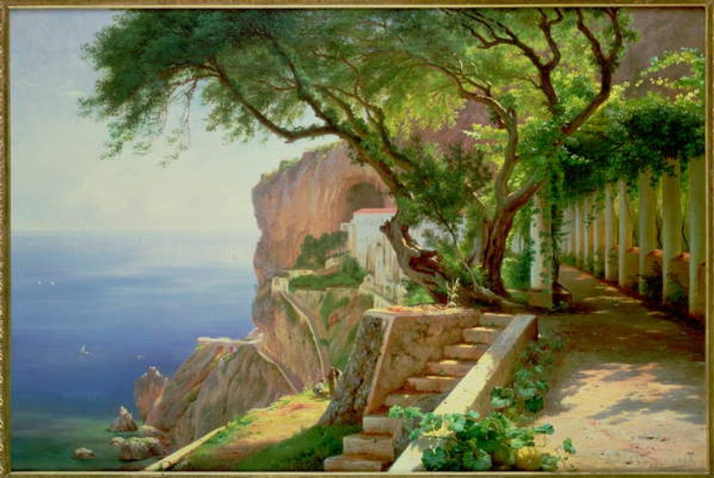 Detail of Amalfi by Carl Frederick Aagaard