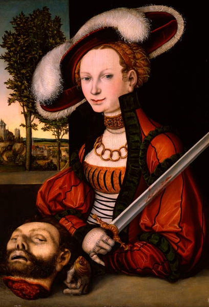 Detail of Judith with the Head of Holofernes, c.1530 by Lucas the Elder Cranach