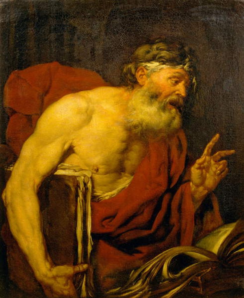 Detail of A Philosopher by Giambattista Langetti
