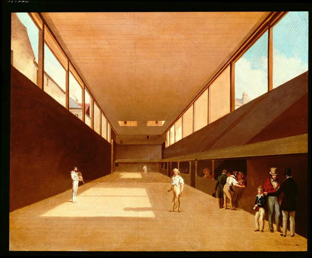 Detail of Interior of the Jeu de Paume, Versailles by Louis Leopold Boilly