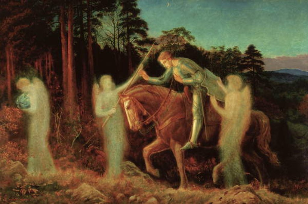 Detail of Sir Galahad, 1867-1892 by Arthur Hughes