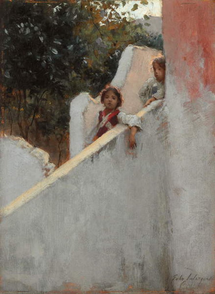 Detail of Memories of Capri; Ricordi di Capri, 1878 by John Singer Sargent