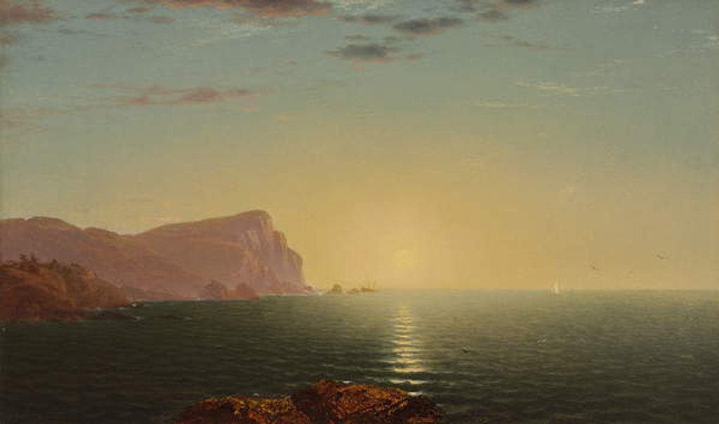 Detail of New England Sunrise, c.1863 by John Frederick Kensett