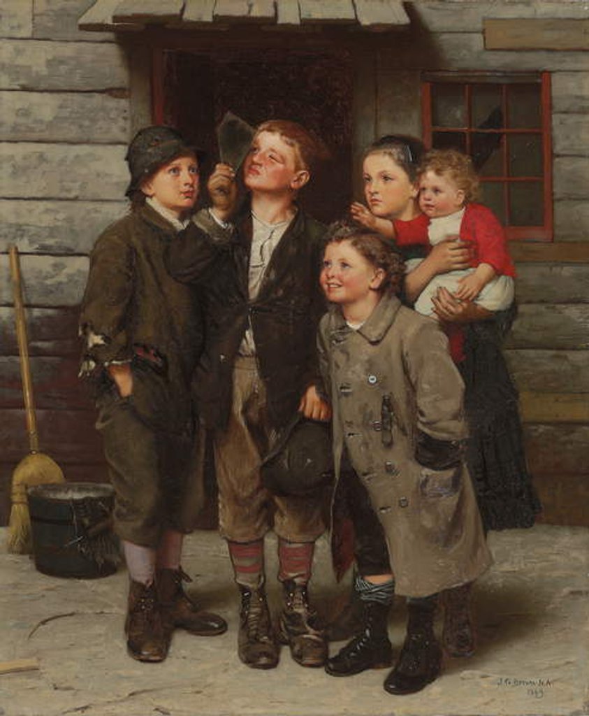 Detail of The Transit of Venus, 1883 by John George Brown