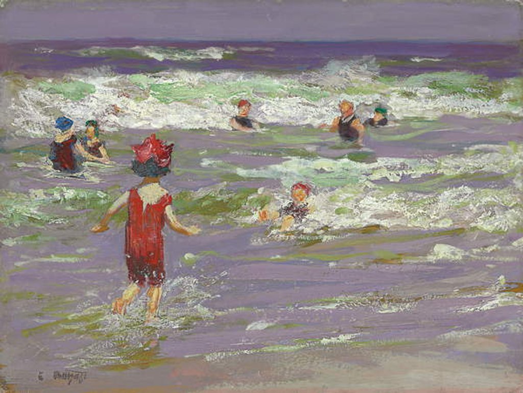Detail of Little Sea Bather by Edward Henry Potthast