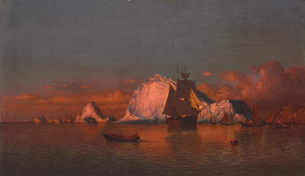 Detail of Fishing Off the Coast of Labrador, 1880 by William Bradford