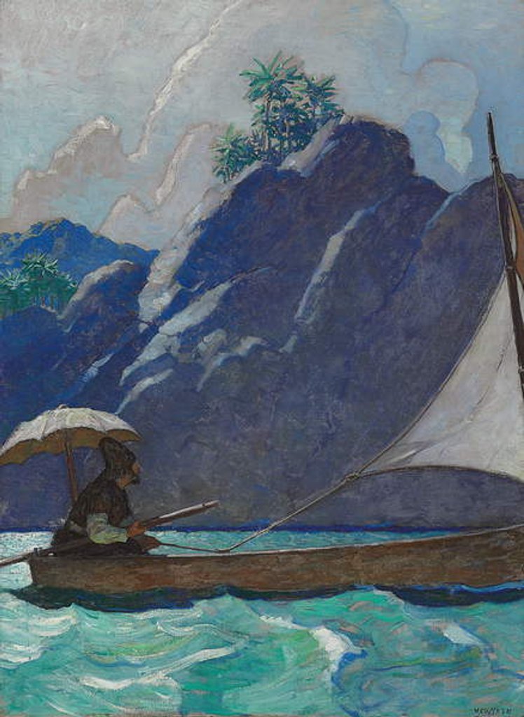 Detail of And Thus I Every Now and Then Took a Little Voyage Upon the Sea, 1920 by Newell Convers Wyeth