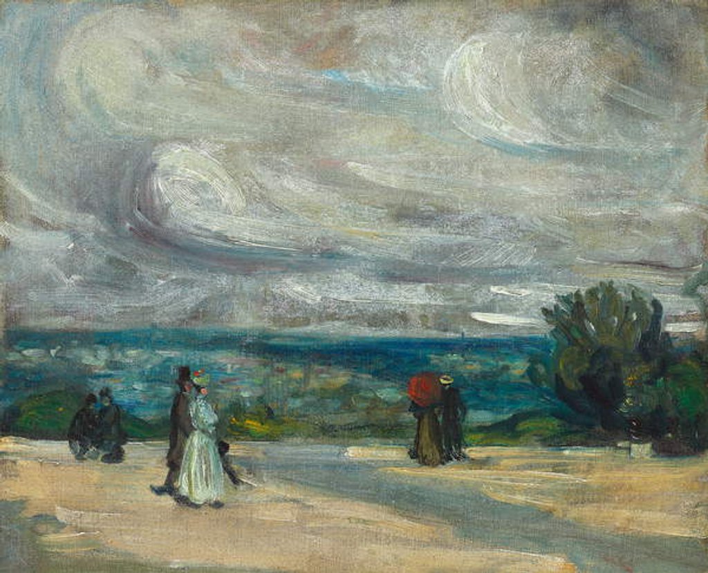 Detail of The Terrace by William James Glackens