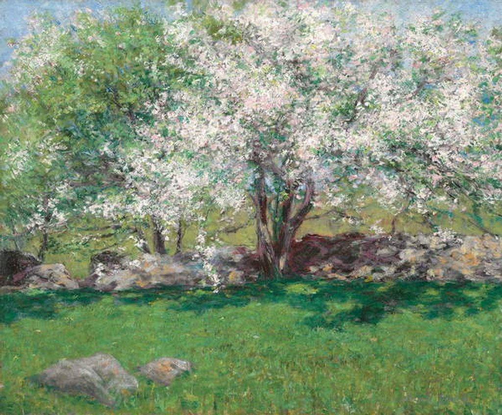 Detail of Apple Trees, c.1889 by John Leslie Breck