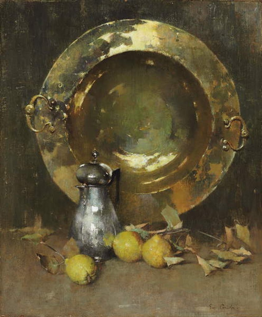 Detail of Still Life, c.1918 by Emil Carlsen