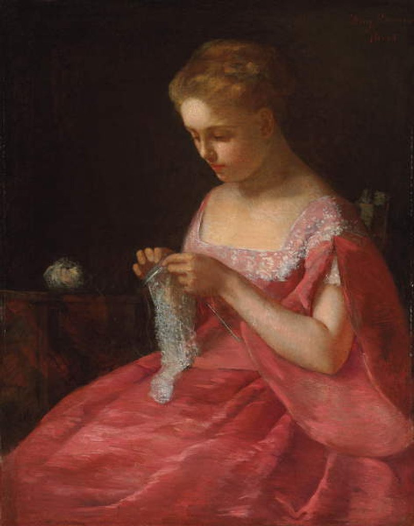 Detail of The Young Bride, c.1866-67 by Mary Stevenson Cassatt