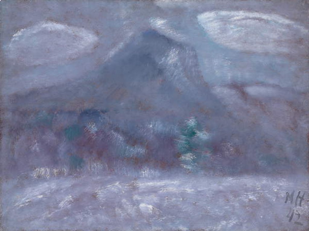 Detail of Mount Katahdin, Snow Storm, 1942 by Marsden Hartley
