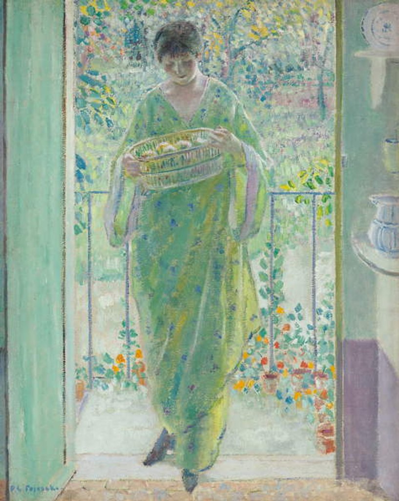 Detail of The Kitchen Door, 1911 by Frederick Carl Frieseke