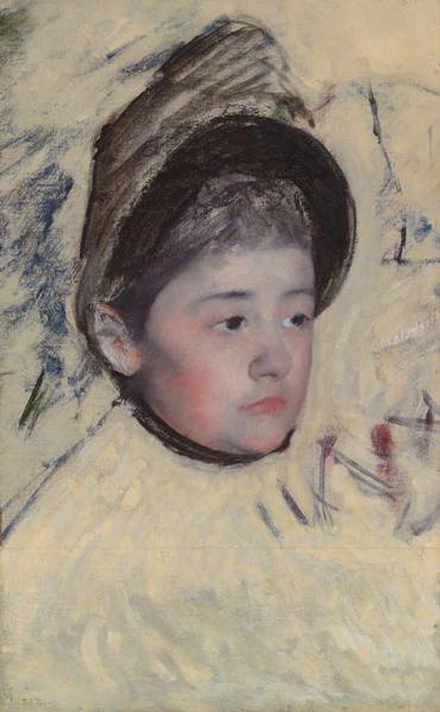 Detail of Woman Wearing Bonnet, c.1889 by Mary Stevenson Cassatt