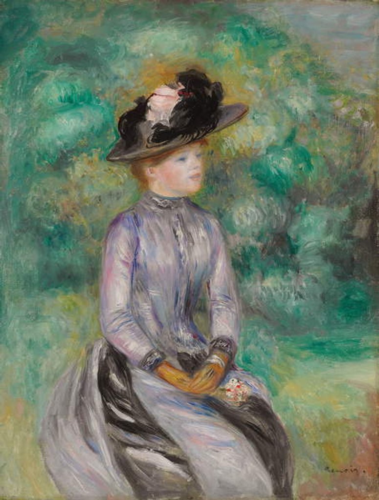 Detail of Adrienne, c.1878 by Pierre Auguste Renoir