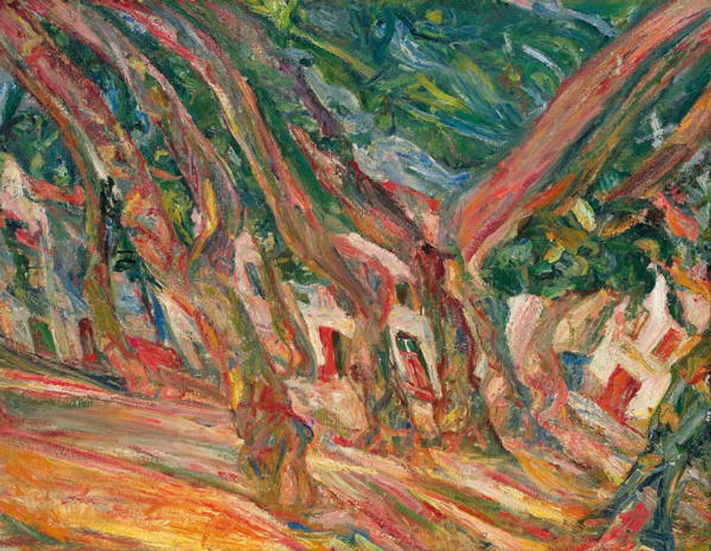 Detail of Plane Trees at Ceret; Les platanes a Ceret, c.1920 by Chaim Soutine