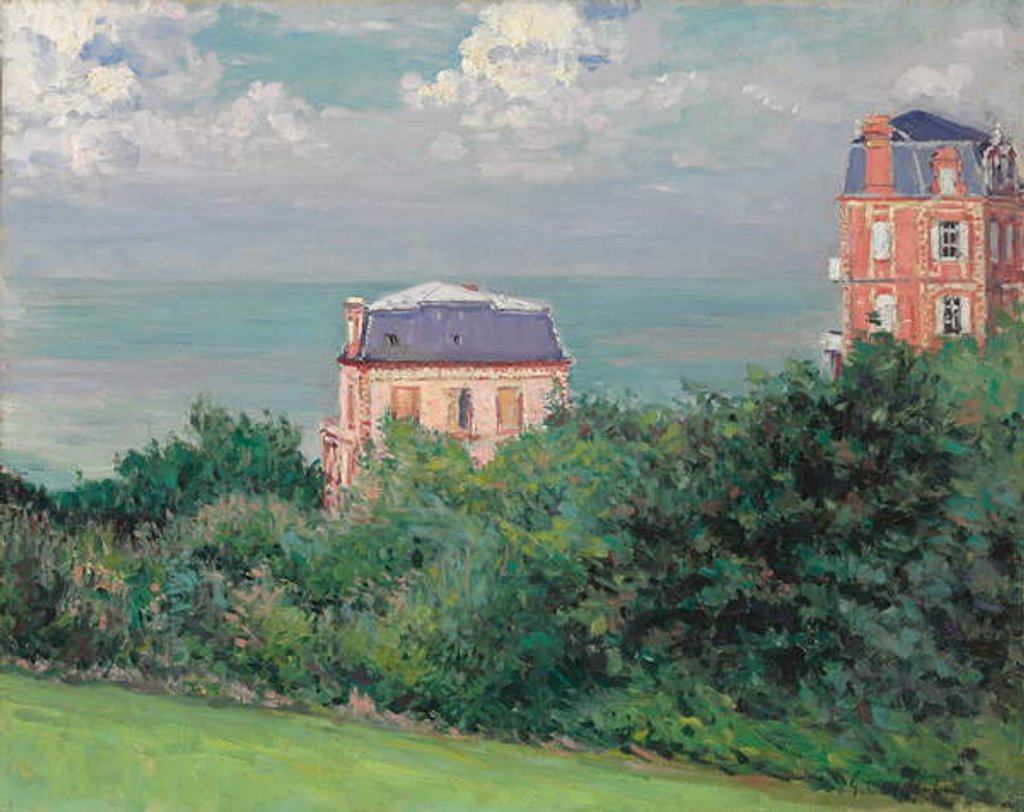 Detail of Villas at Villers-sur-Mer, 1880 by Gustave Caillebotte