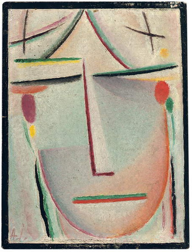 Detail of Abstract Head; Abstrakter Kopf, c.1921 by Alexej von Jawlensky