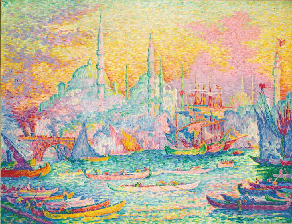 Detail of La Corne d'Or, 1907 by Paul Signac