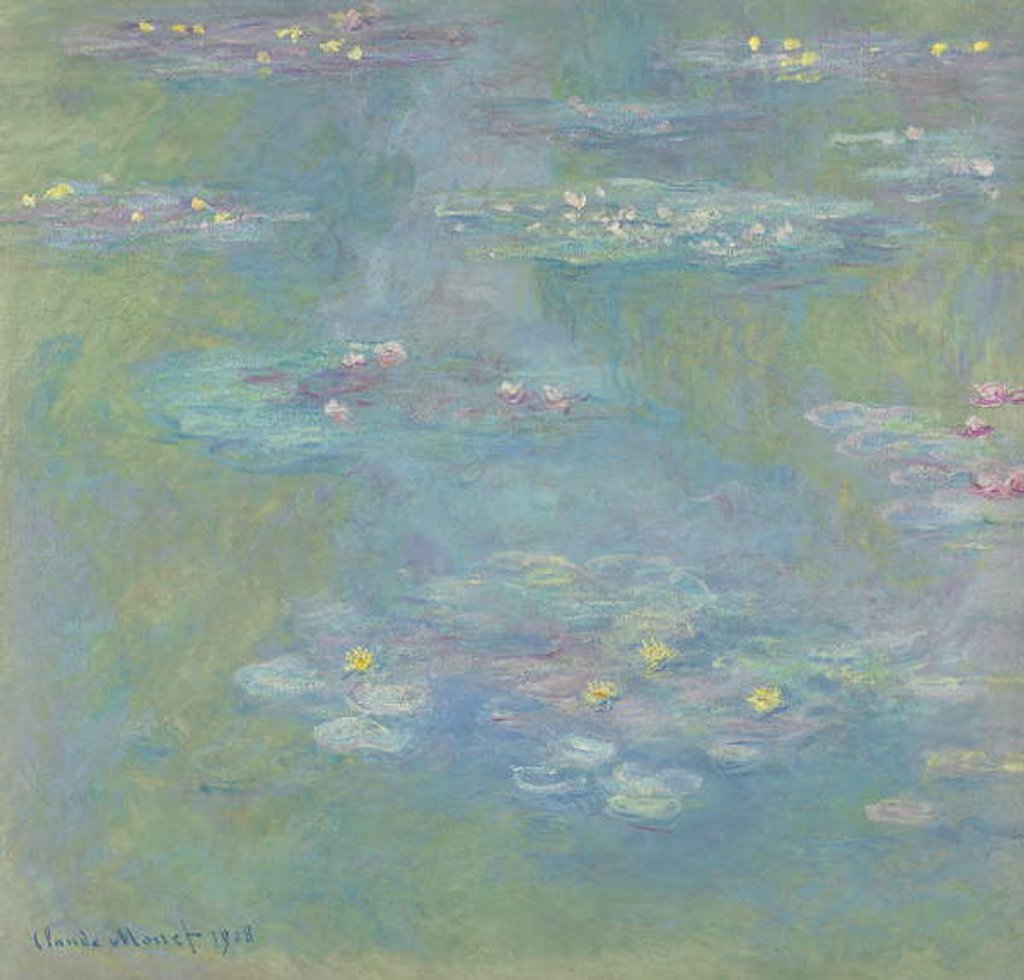 Detail of Water Lilies by Claude Monet