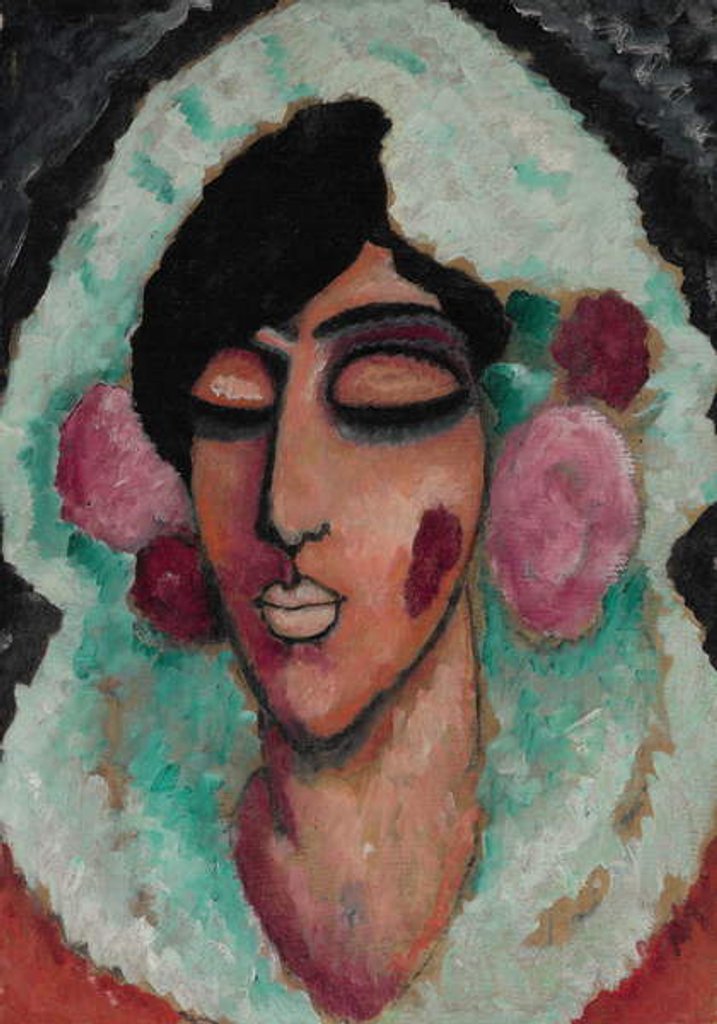 Detail of Abstract Head: Winter Ringing by Alexej von Jawlensky