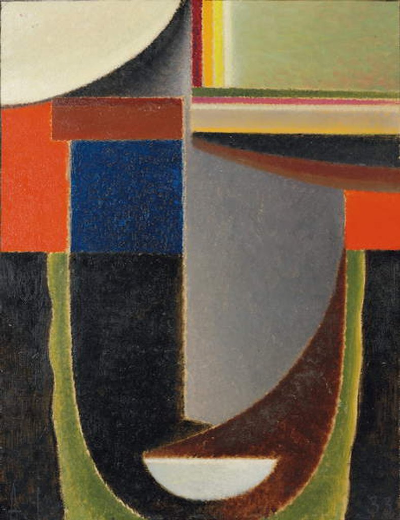 Detail of Abstract Head: Andante; Abstrakter Kopf: Andante, 1933 by Alexej von Jawlensky