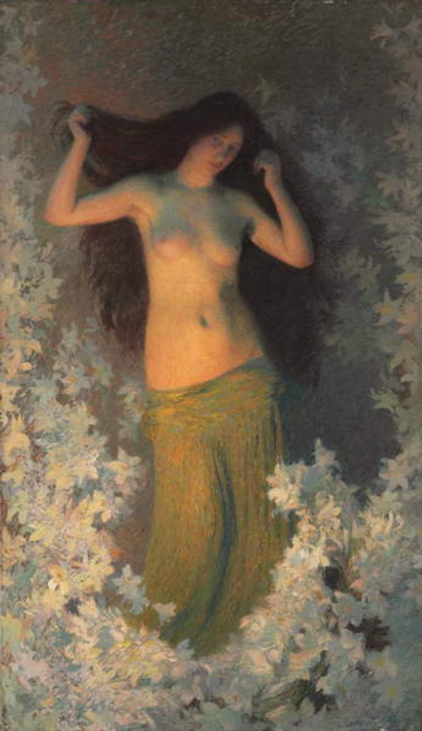 Detail of The Beauty; La Beaute, 1900 by Henri Jean Guillaume Martin