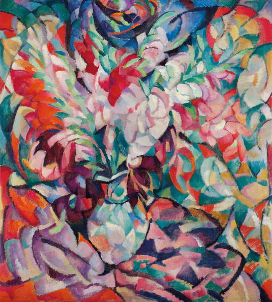 Detail of Gladiolus; Gladiolen, 1913 by Leo Gestel