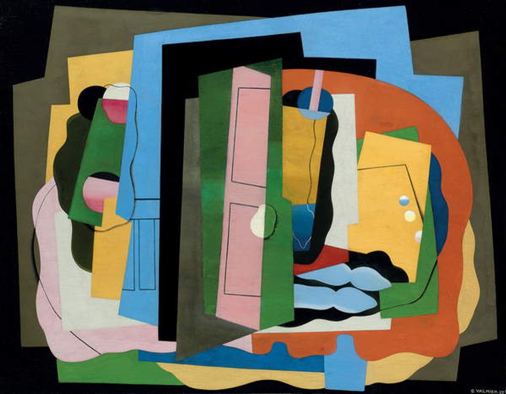 Detail of The Pink Door; La porte rose, 1927 by Georges Valmier