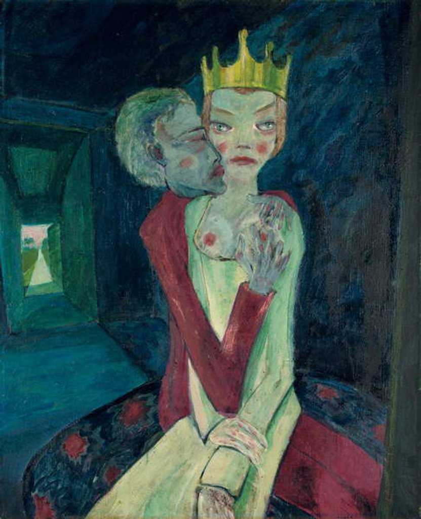 Detail of The Farewell; Der Abschied, 1920 by Walter Gramatte