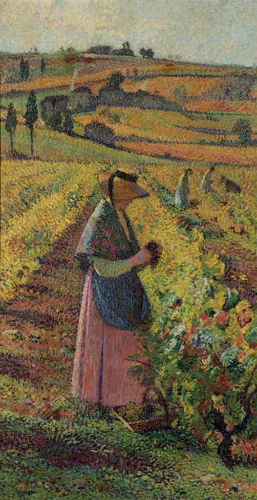 Detail of The Harvest; Les vendanges, c.1925 by Henri Jean Guillaume Martin