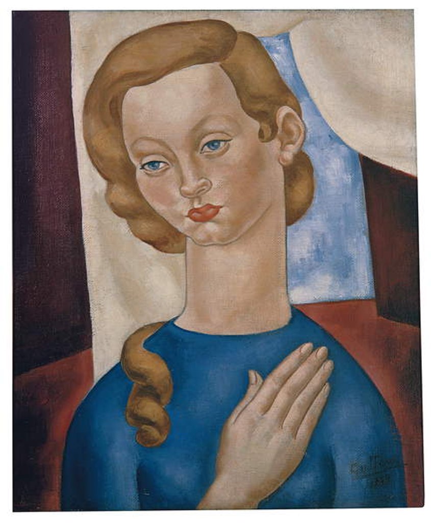 Detail of Figure of a Woman; Figura de mujer, 1924 by Alfredo Guttero