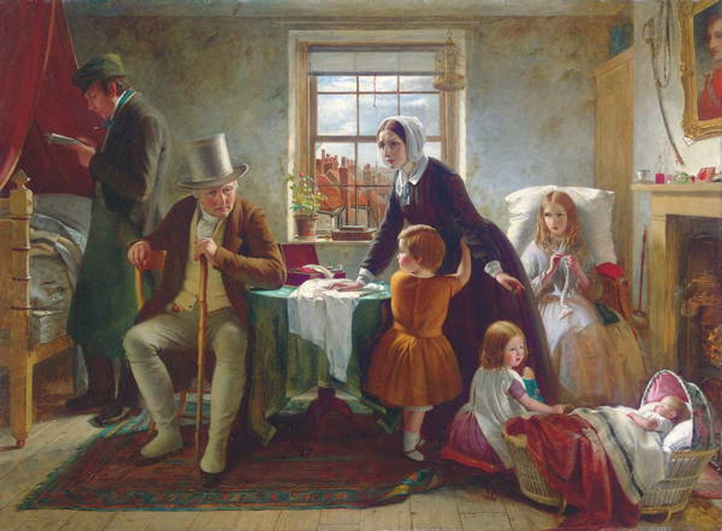 Detail of The Silence of Pure Innocence Persuades, where Speaking Fails, 1855 by Thomas Brooks