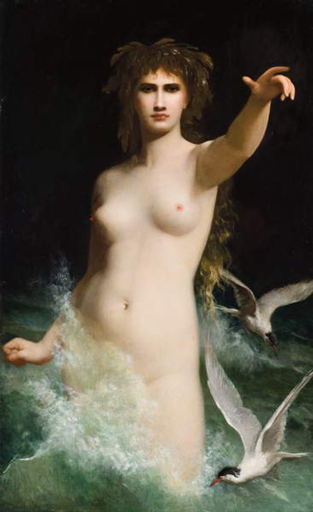Detail of The Storm, 1879 by Charles Landelle