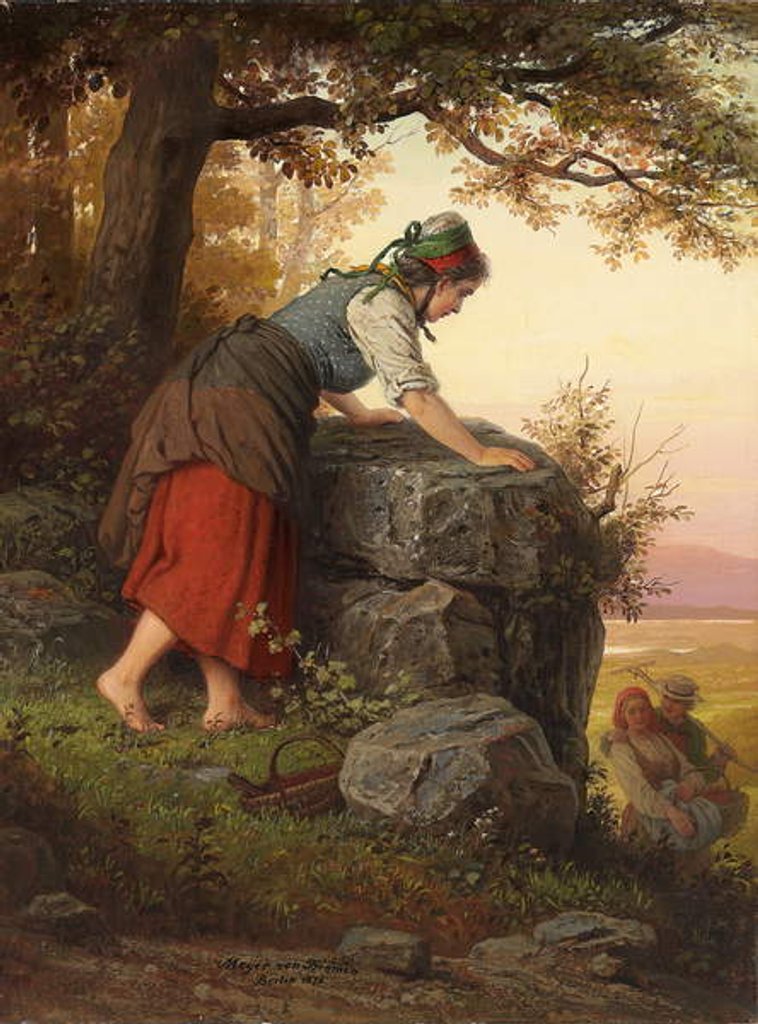 Detail of Betrayed, 1875 by Johann Georg Meyer