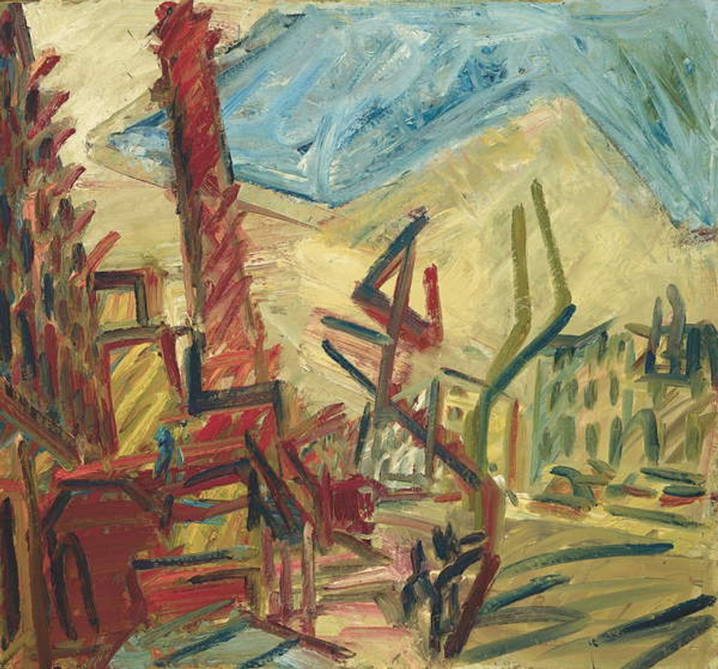 Detail of Tree in Mornington Crescent, 1991-92 by Henry Wallis