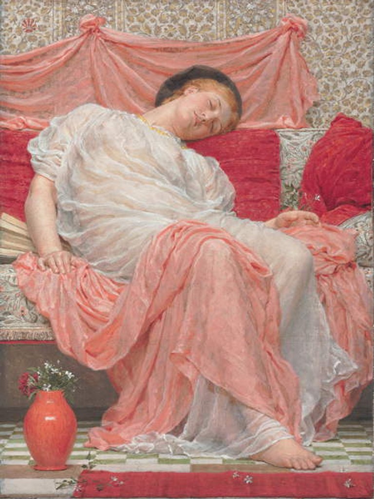 Detail of Jasmine by Albert Joseph Moore