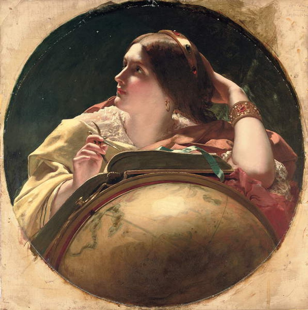 Detail of Astronomy, c.1840-1850 by James Sant