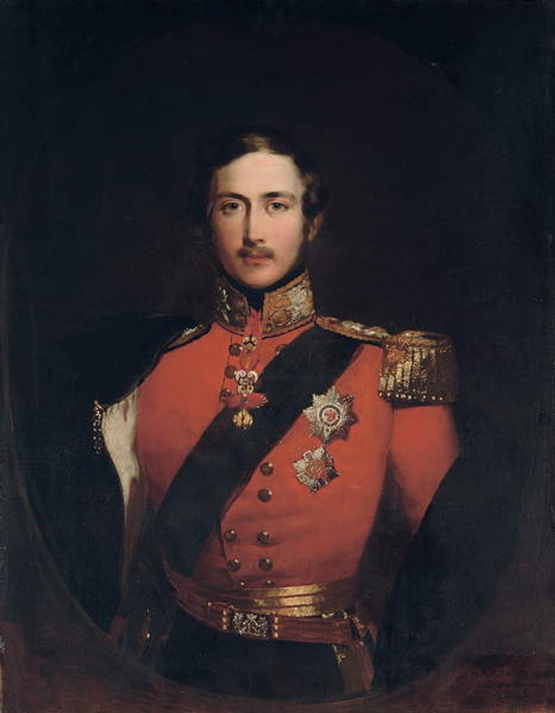 Detail of Portrait of Prince Albert, 1842 by John Lucas