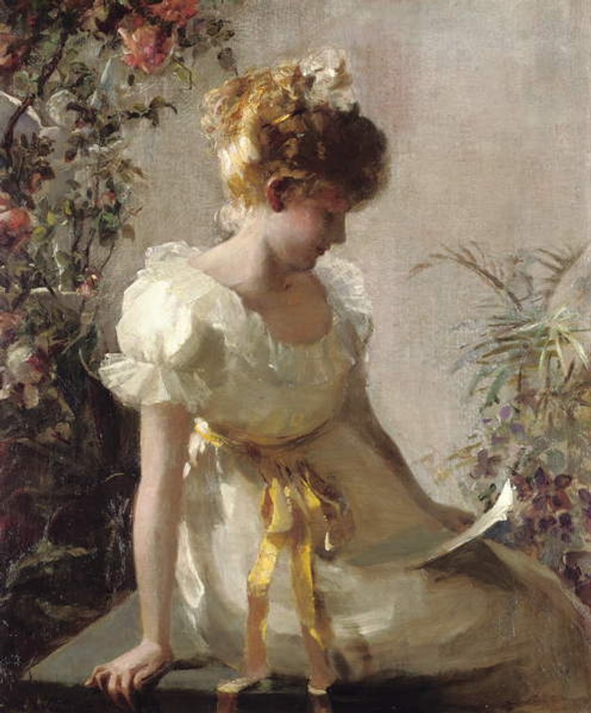 Detail of The Love Letter by Jessie Elliot Gorst