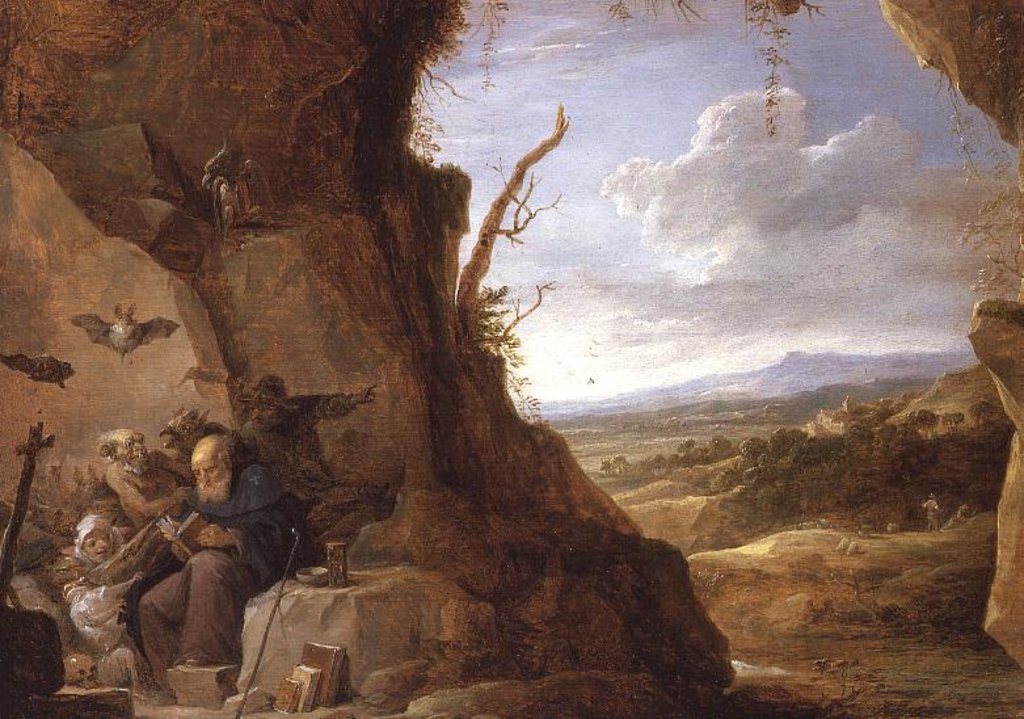 Detail of Temptation of St. Anthony by David the Younger Teniers