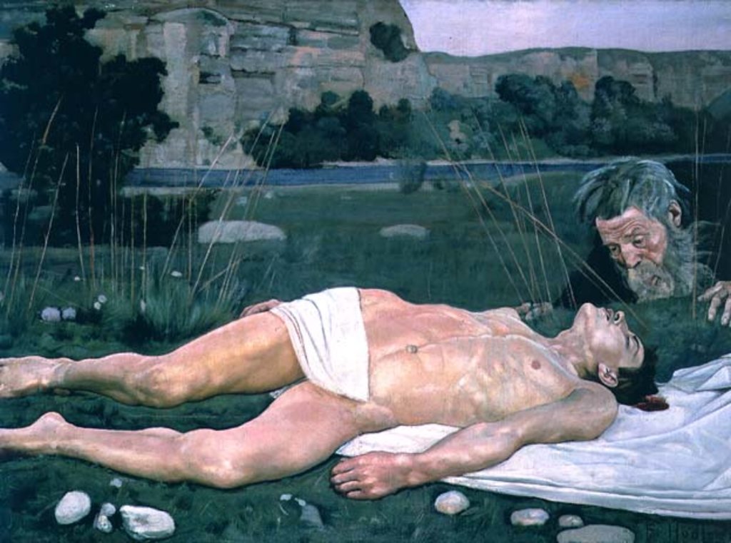 Detail of The Good Samaritan, 1886 by Ferdinand Hodler