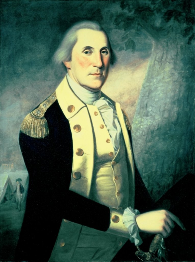 Detail of Portrait of George Washington by James the Elder Peale