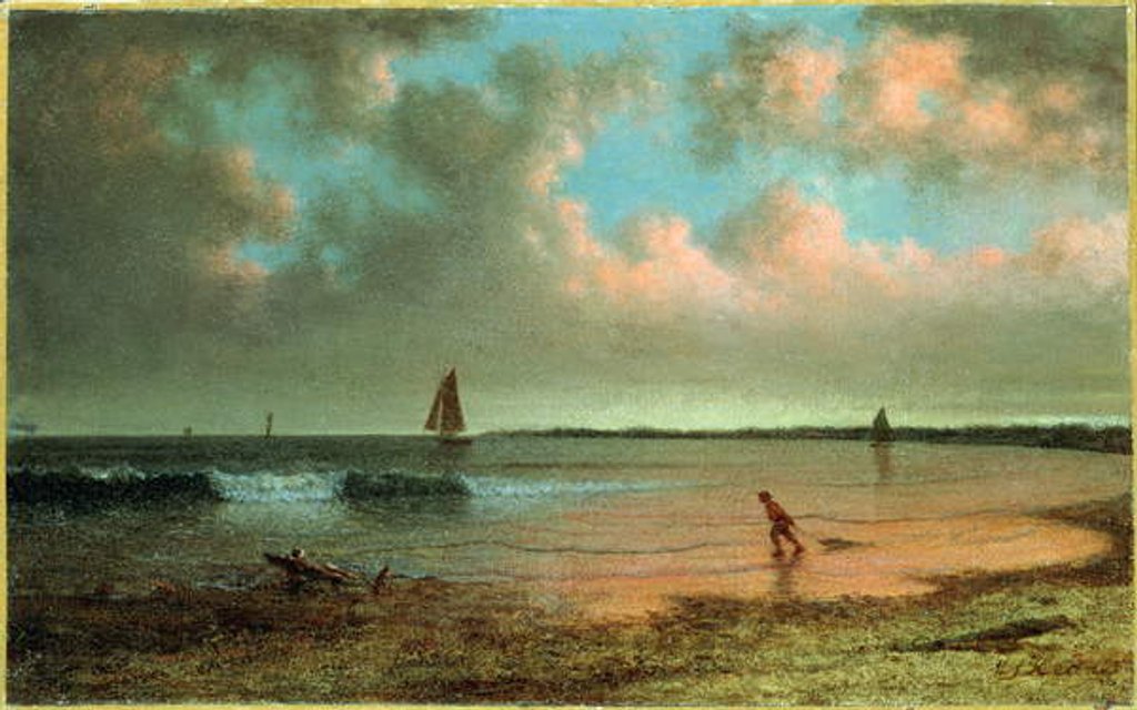 Detail of New England Coastal Scene by Martin Johnson Heade