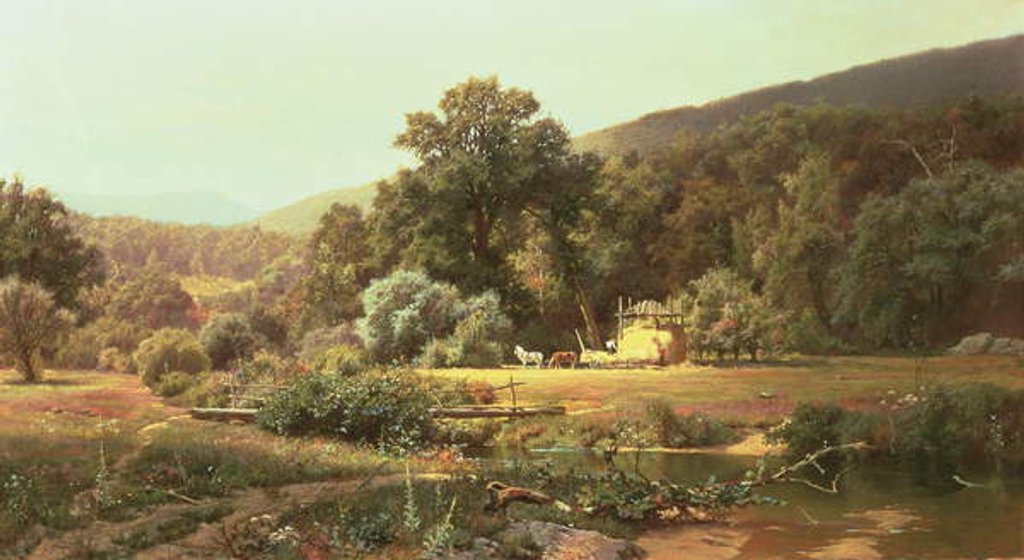 Detail of Summer in the Blue Ridge, 1874 by Hugh Bolton Jones