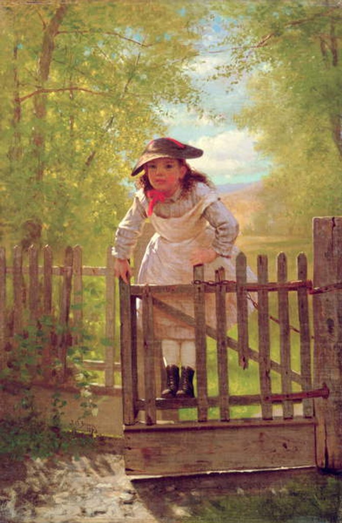 Detail of The Tomboy, 1873 by John George Brown